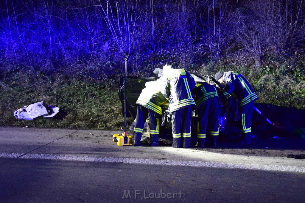 Schwerer VU A 4 Rich Olpe kurz vor AS Koeln Klettenberg P052.JPG - Miklos Laubert